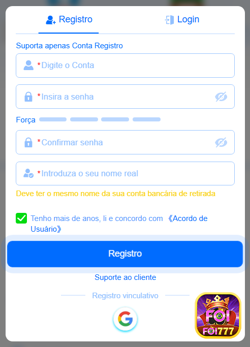 Recompensas VIP foi777.com